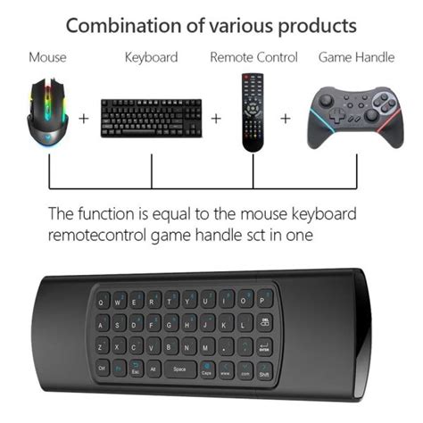 Mx3 Air Mouse Mini Keyboard Voice Remote Control With Backlite 24ghz Wireless Ir Learning