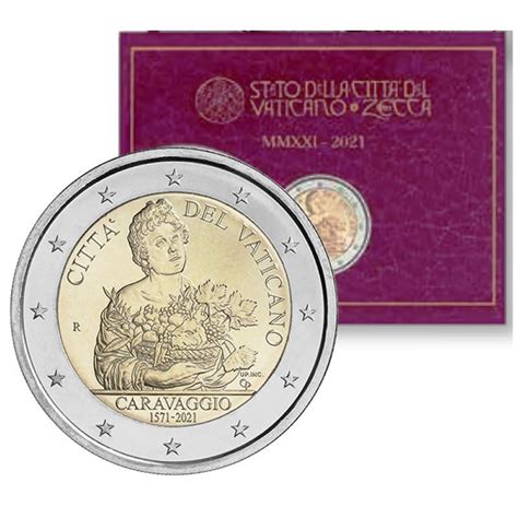 2021 2 Euro VATICAN 450e De La Naissance Du Caravage BU Mynumi