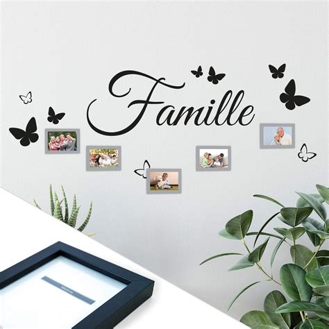 Wandtattoo Famille Inkl Bilderrahmen Wall Art De