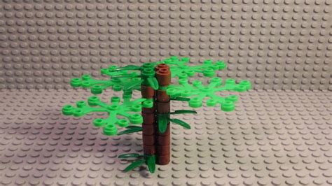 How To Make A Lego Tree Youtube