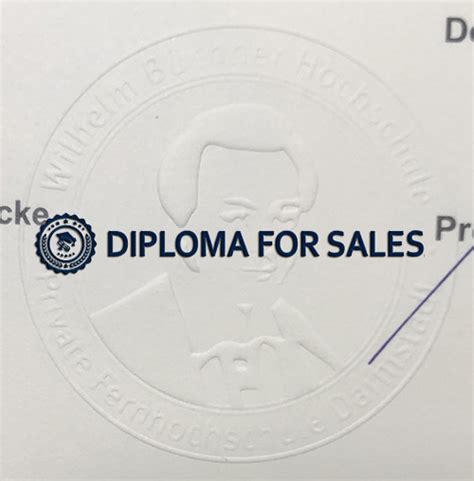 Buy Wilhelm B Chner Hochschule Wbh Diploma