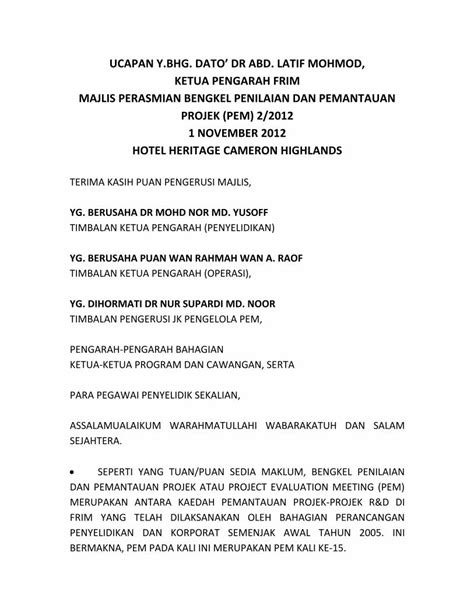 PDF Ucapan Y Bhg Dato Dr Abd Latif Mohmod Ketua Pengarah Frim