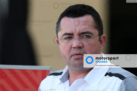 Eric Boullier FRA McLaren Racing Director Formula One Testing Day