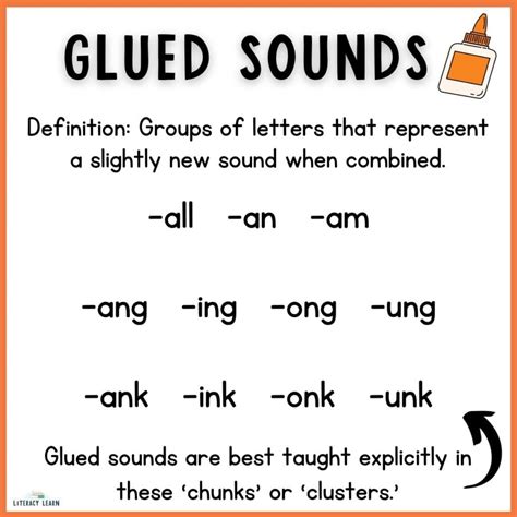 All About Glued Sounds Teaching Tips Free Printables Literacy Learn