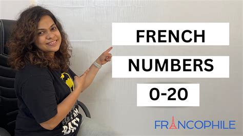 French Number 0 20 Tutorial For Beginners YouTube