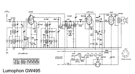 Lumophon Gw495 Ac Dc Radio Sch Service Manual Download Schematics