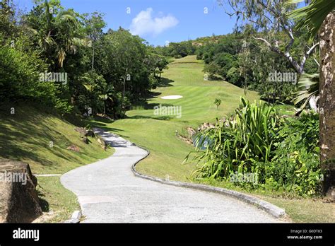 Beautiful golf course at the Constance Lemuria Resort Stock Photo - Alamy