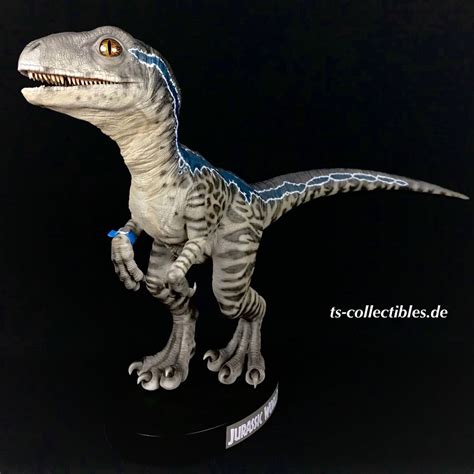 Baby Blue Life Size Jurassic World Fallen Kingdom Cm Statue