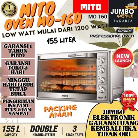 Jual Oven Mito Mo L Grande Professional Oven Liter Original