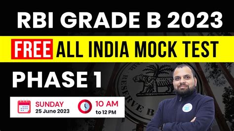 Rbi Grade B Full Length Mock Test Rbi Grade B Test Series Rbi