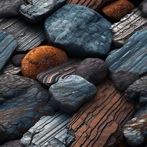 Premium Ai Image A Close Up Of Rocks With The Word Rock On It