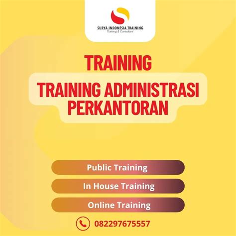 PELATIHAN ADMINISTRASI PERKANTORAN Surya Indonesia Training