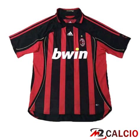 Negozio Maglie Calcio AC Milan Retro Prima 2006 2007 Maglia Basso Prezzo