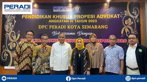 Pembukaan Pkpa Peradi Fh Undip Peradi