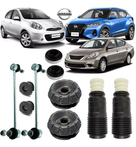 Kit Coxim Amort Bieleta Bucha Diant Nissan Kicks