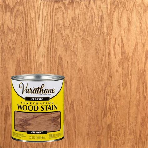 Varathane 1 Qt Cherry Classic Wood Interior Stain 339714 The Home Depot