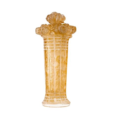 1912 René Lalique Perfume Bottle Panier De Roses Ref98266