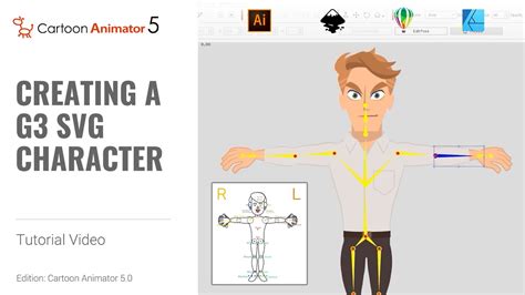 Creating A G3 SVG Character In Illustrator Cartoon Animator 5