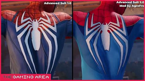 Spider Man Advanced Suit 2 0 Vs Advanced Suit 1 0 Marvel S Spider Man Youtube