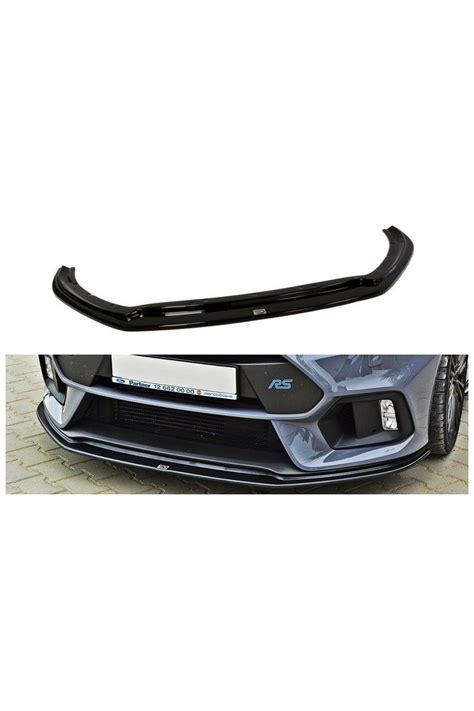 Maxton Design Spoiler Pod Přední Nárazník Ver 3 Pro Ford Focus Rs Mk3 Carbon Look Rsr Performance