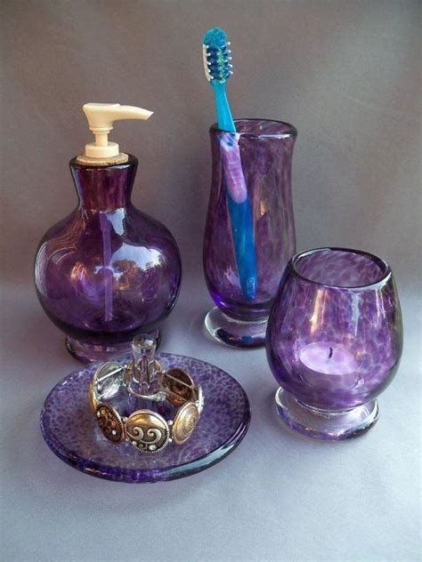 Bathroom Accessories Purple Lavender Lilac Inspirational Purple And Silver Bathroom Accessor In