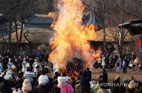 정월대보름 달집태우기 네이트 뉴스