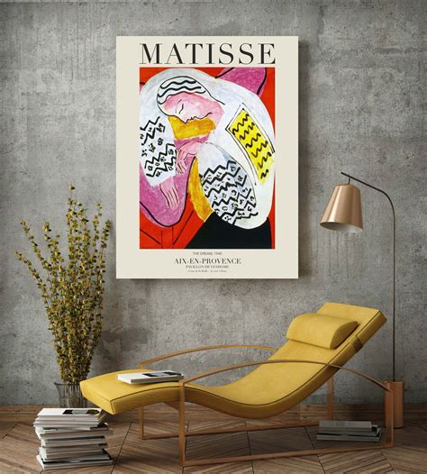 Henri Matisse Exhibition Poster The Dream Etsy