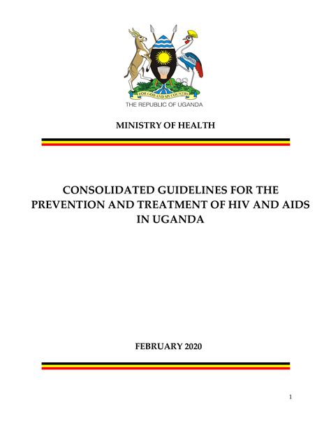 Consolidated Guidelines For The Prevention And Treatment Of HIV And