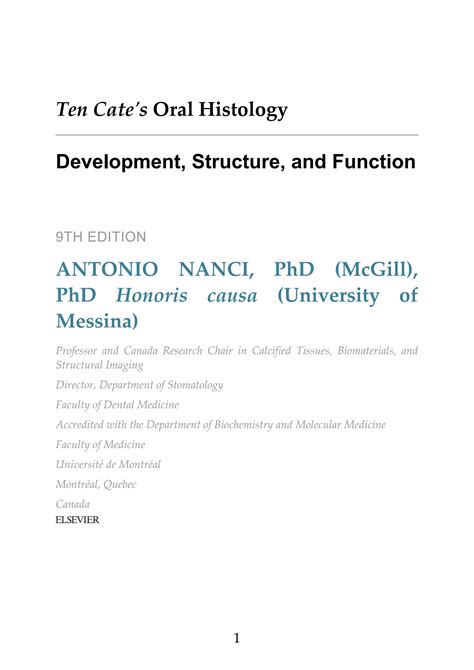 Solution Ten Cate S Oral Histology Development Structure And Function