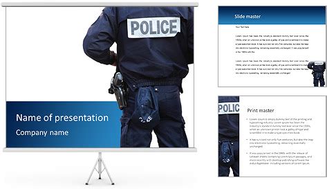 Police Department PowerPoint Template & Backgrounds ID 0000007638 ...