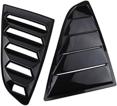 Amazon Car Styling Pair Side Vent Window Louvers Car Rear Quarter