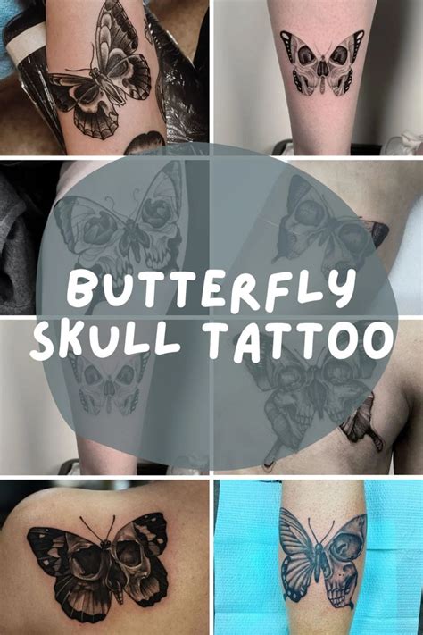 73 Unique Butterfly Skull Tattoo Ideas (+ Deeper Meaning) - TattooGlee ...