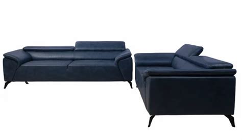 Wooden Navy Blue Sofa Set, Velvet at Rs 65000/set in Gandhinagar | ID ...