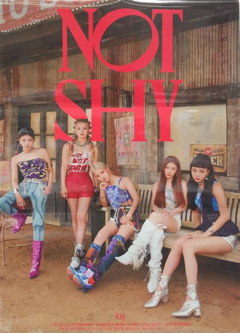 Itzy Album Not Shy Official Poster Photo Concept C Choice Music La