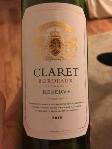 Yvon Mau Claret Reserve Bordeaux Vivino US