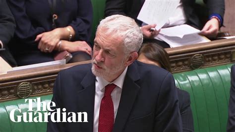 Jeremy Corbyn Announces He Is Tabling A Motion Of No Confidence Youtube