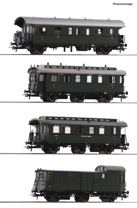 Rainer Modellbahnen Roco Db Tlg Set Personenzug Db H Dc