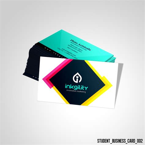 Student Business Card | Student business cards, Cards, Business cards