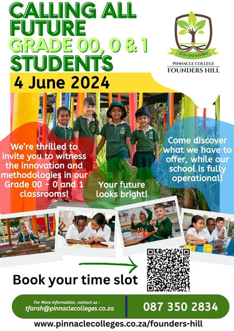 Grade 00 1 Open Day Pinnacle College Founders Hill Edenvale 4 June