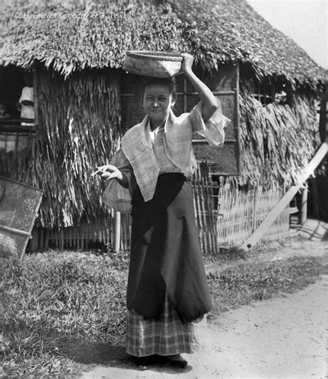 Filipino Lady Pandacan Manila Philippines Early 20th Century Artofit