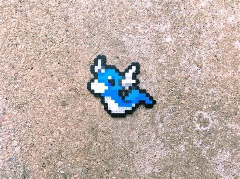 Dratini Dragonair Dragonite Pokemon Perler Bead Fuse Bead Bit Nintendo