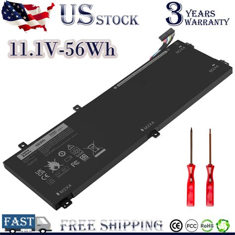 H5H20 Battery For Dell XPS 15 9550 9560 9570 7590 Precision 5510 5530