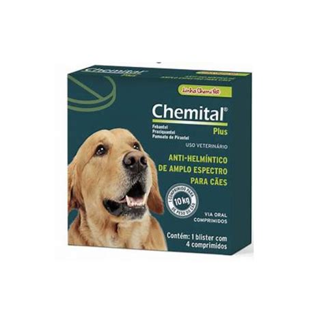 Chemital Plus 4 comprimidos TudoVet Produtos Veterinários