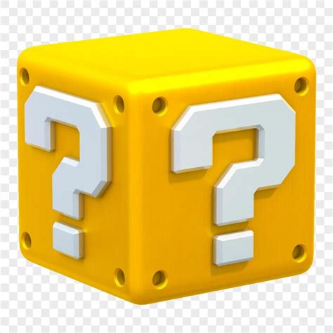 Super Mario Yellow D Mystery Box Hd Png Citypng