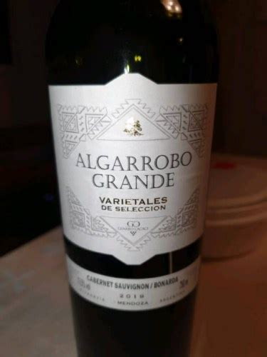 Genaro Cacace Algarrobo Grande Varietales De Seleccion Cabernet