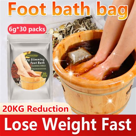 Pcs Herbal Foot Bath Bag Ginger Foot Soak Original Weight Loss Foot