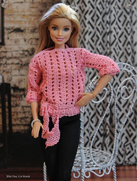 Free Crochet Barbie Clothing Model Ideas With You Colorize Your Toys