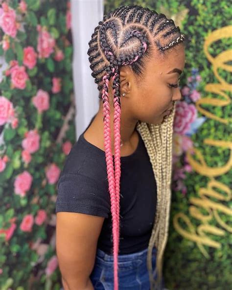 Chic And Best Lemonade Braids With Heart Youll Love OD9JASTYLES