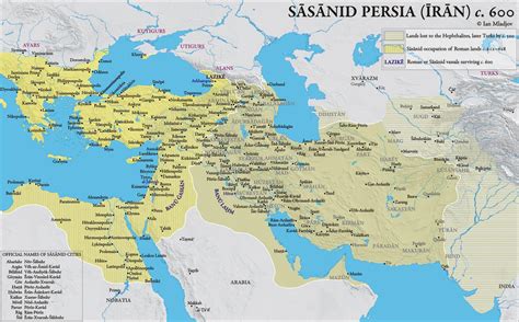 Sassanid Empire [2392x1488] : r/MapPorn