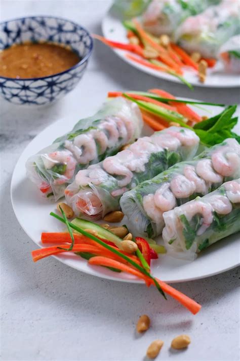 How To Make Vietnamese Prawn Spring Rolls Days Of Jay